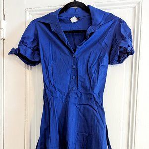 Tropical Wear Dress, Blue, Medium (Modcloth)